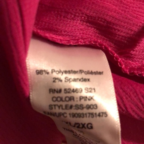 Scoop Pink Blouson Sleeve Back Bow Blouse - Picture 6 of 7